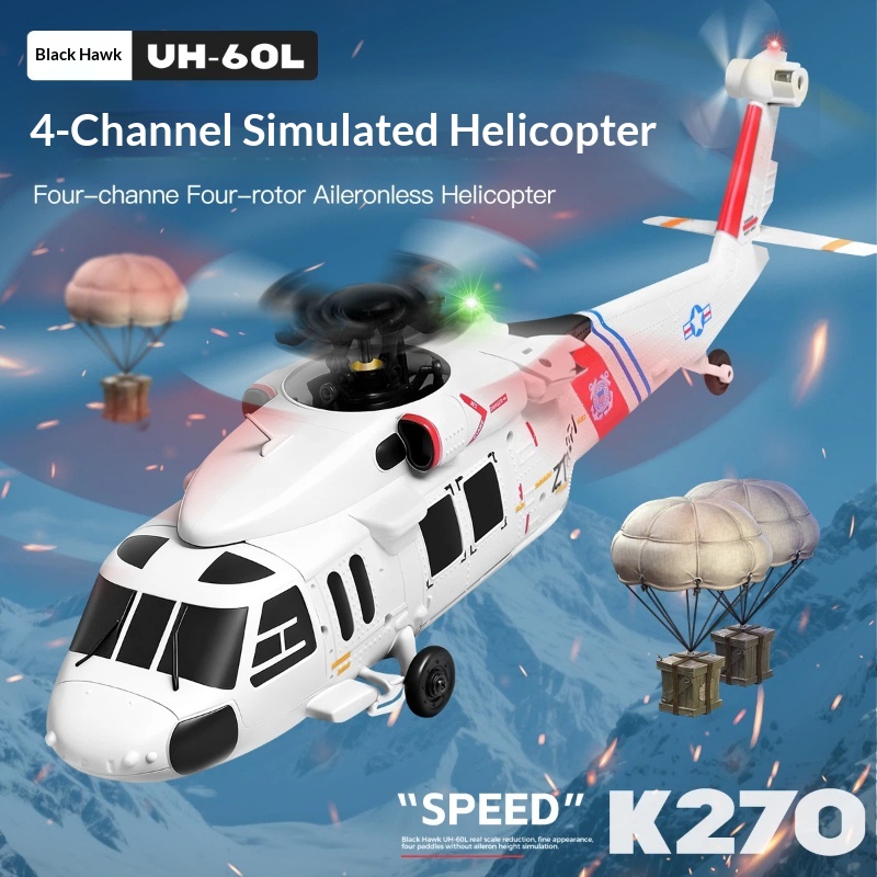 Wltoys K270 Black Hawk Uh 60l  - Rc Helicopter Gyro recensie en prijs